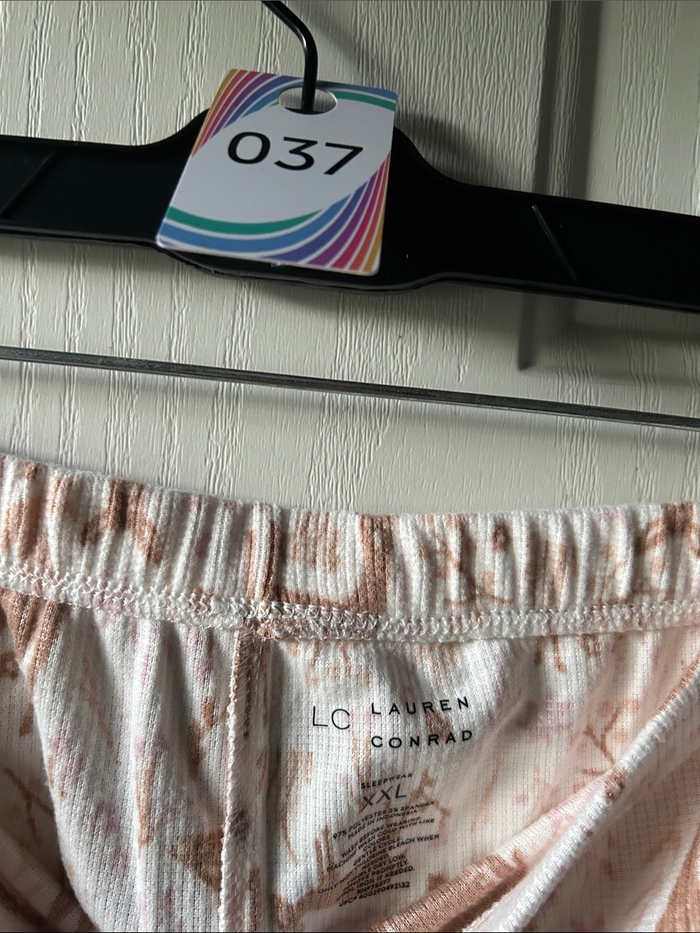 LC Lauren Conrad Pink and Brown Deer Print Sleep Shorts - Picture 2 of 3